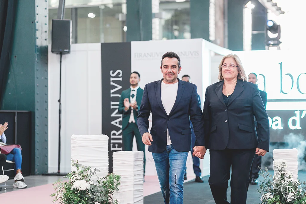 Raúl, director de La Botiga Roba d’Home, al cierre del desfile Fira Nuvis Sabadell 2025